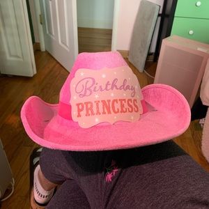 Birthday Cowgirl Hat & Pin
